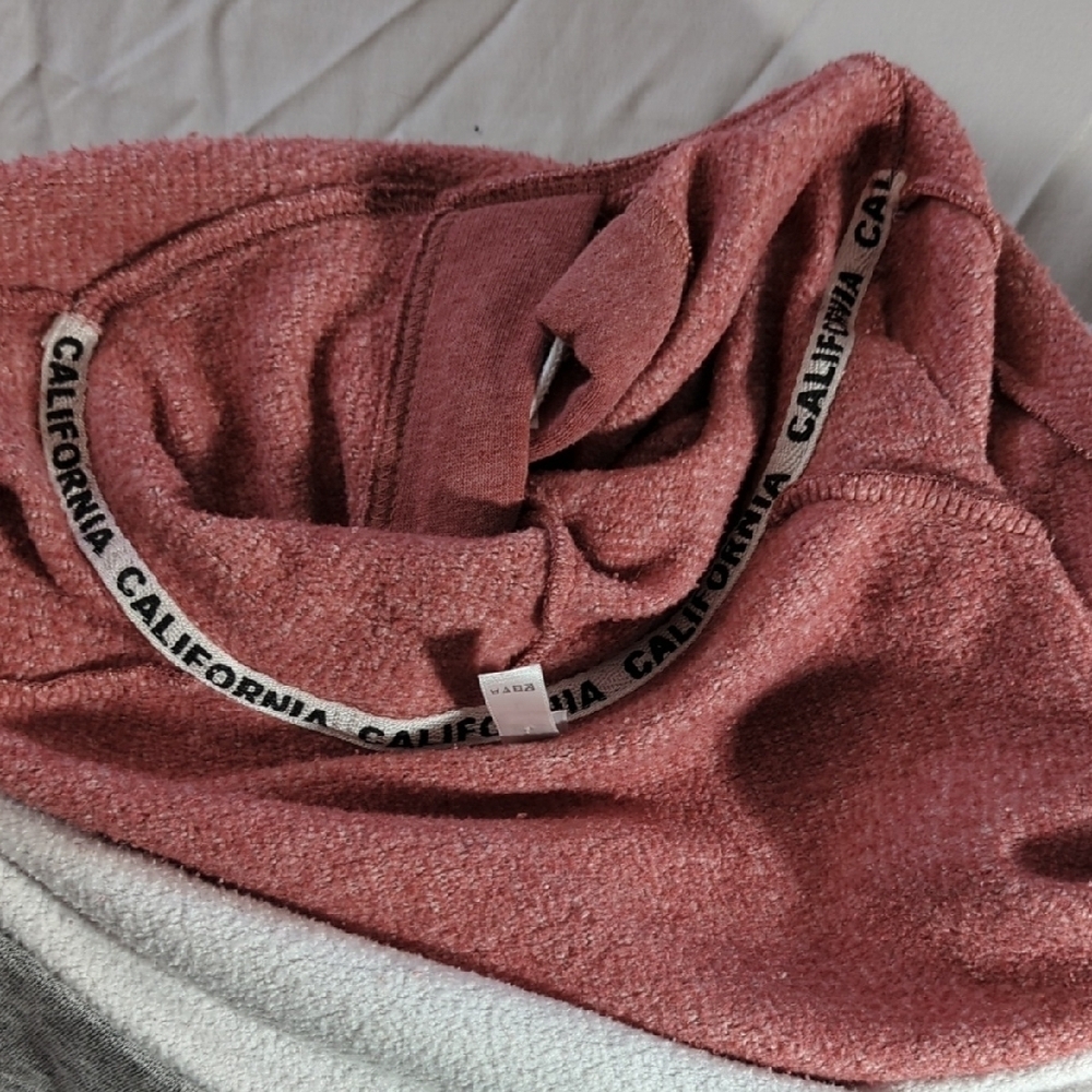 Pink, Grey and White Colorblock Hoodie San Francisco... Amazing Hoodie... - Picture 9 of 14